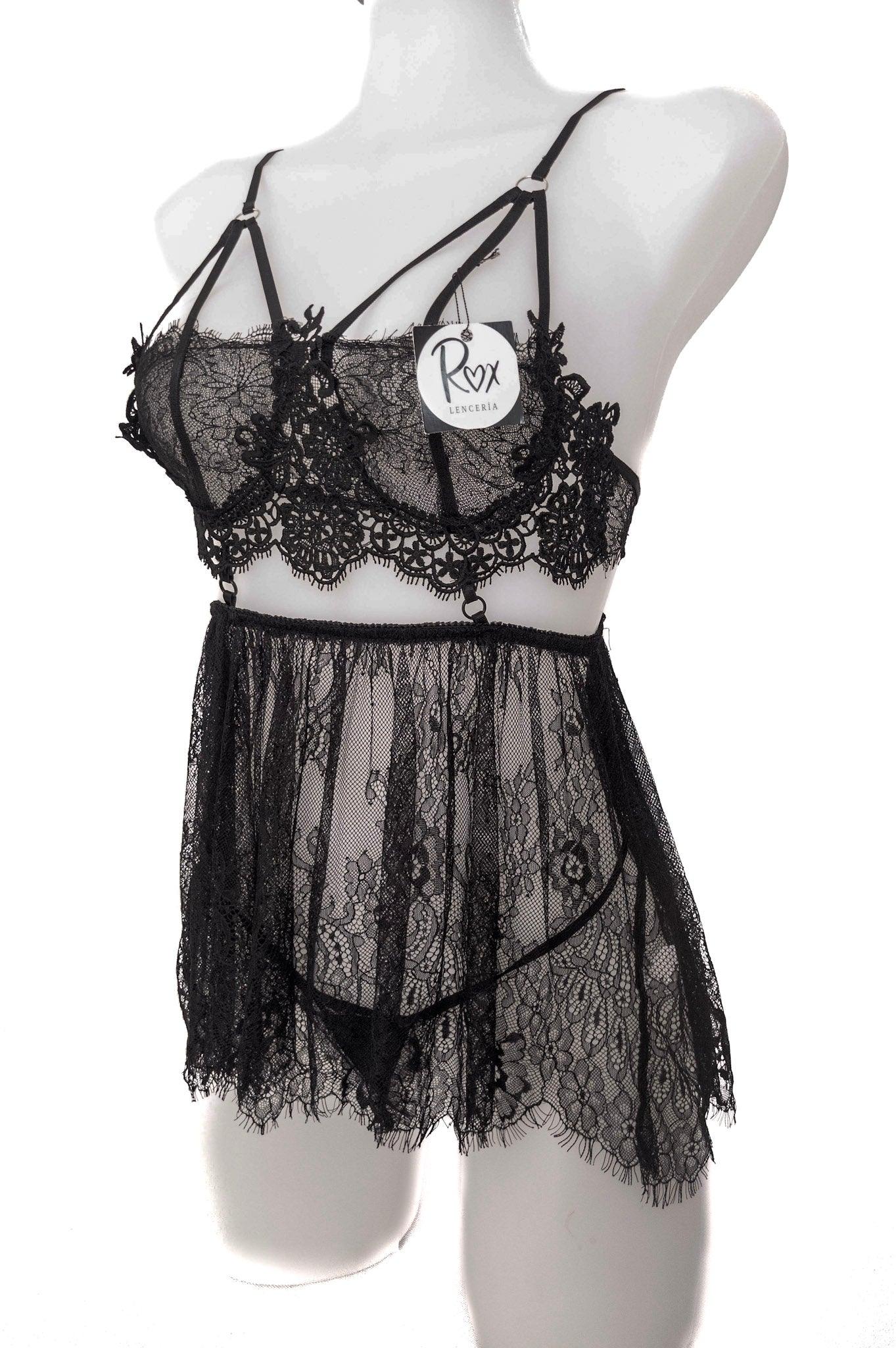 Babydoll Roxanne Black